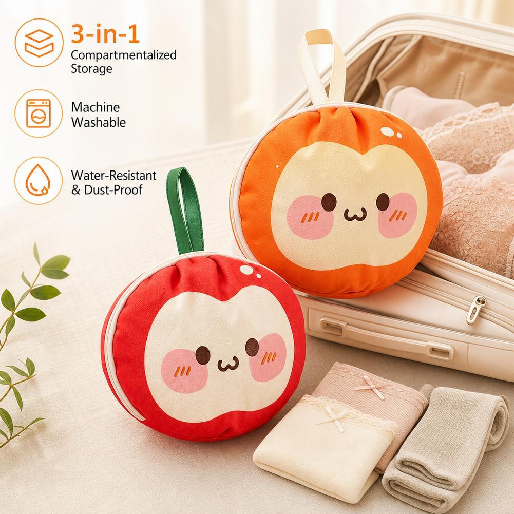 กระเป๋าเก็บชุดชั้นในสําหรับเดินทางแบบซักด้วยเครื่อง Zip-up Into Or Protect No Delicate Pouch Washing