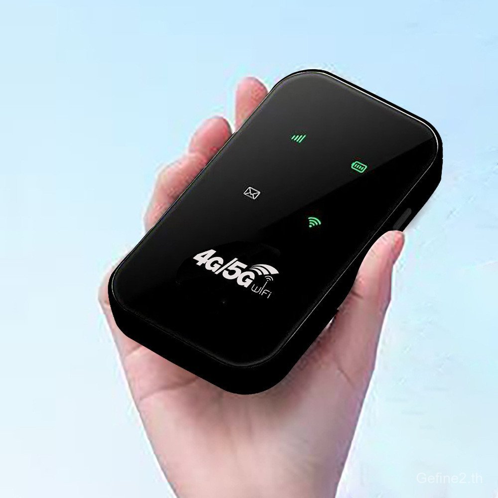 4G แบบพกพา MIFI หน้าจอสีแบบพกพา LTE ROUTER WIFI Pluggable ซิมการ์ด 4G5G เราเตอร์