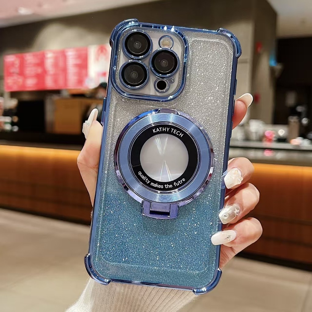 เหมาะสําหรับ TECNO TECNO เคสโทรศัพท์กันกระแทกสูง Glitter เคสโทรศัพท์กันกระแทกด้วยไฟฟ้าพร้อมเคสป้องกั