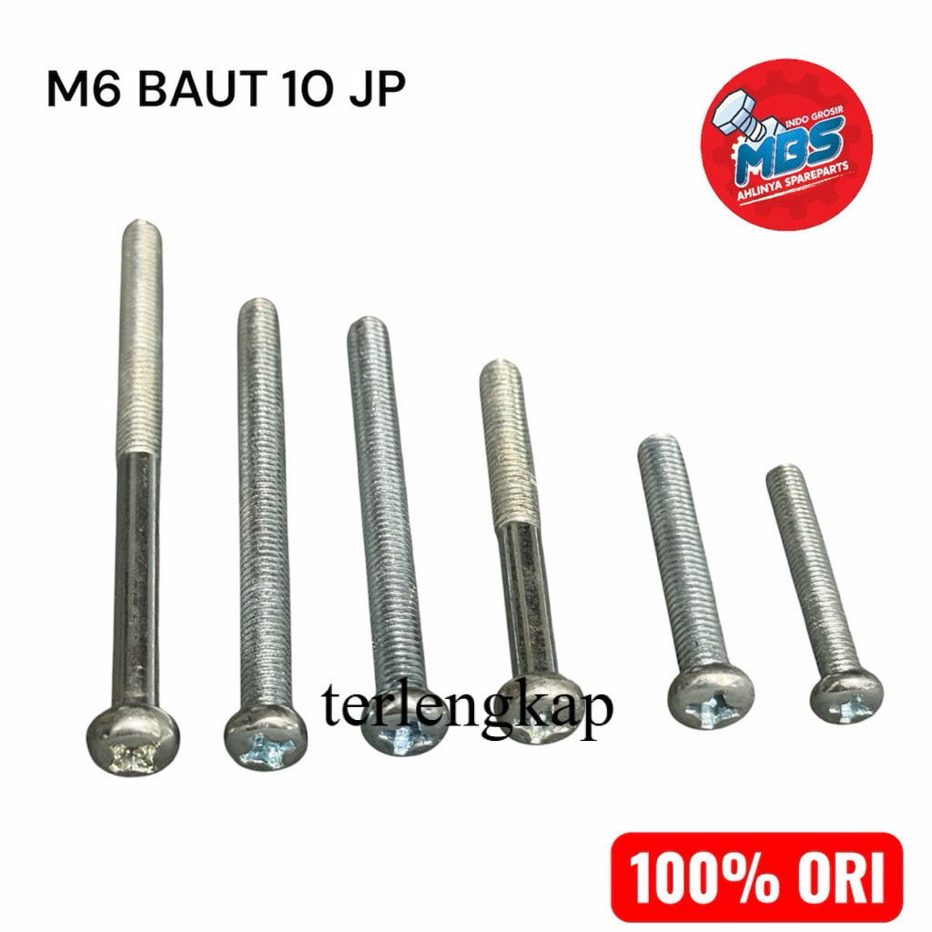 MESIN BOLT 10 JP M6X40 M6X55 M6x65 m6x70 M6x85 M5X35 BOLT LENGTH 8 M5 เครื่องยนต์เดิม BLOCK ไดรฟ์ YA