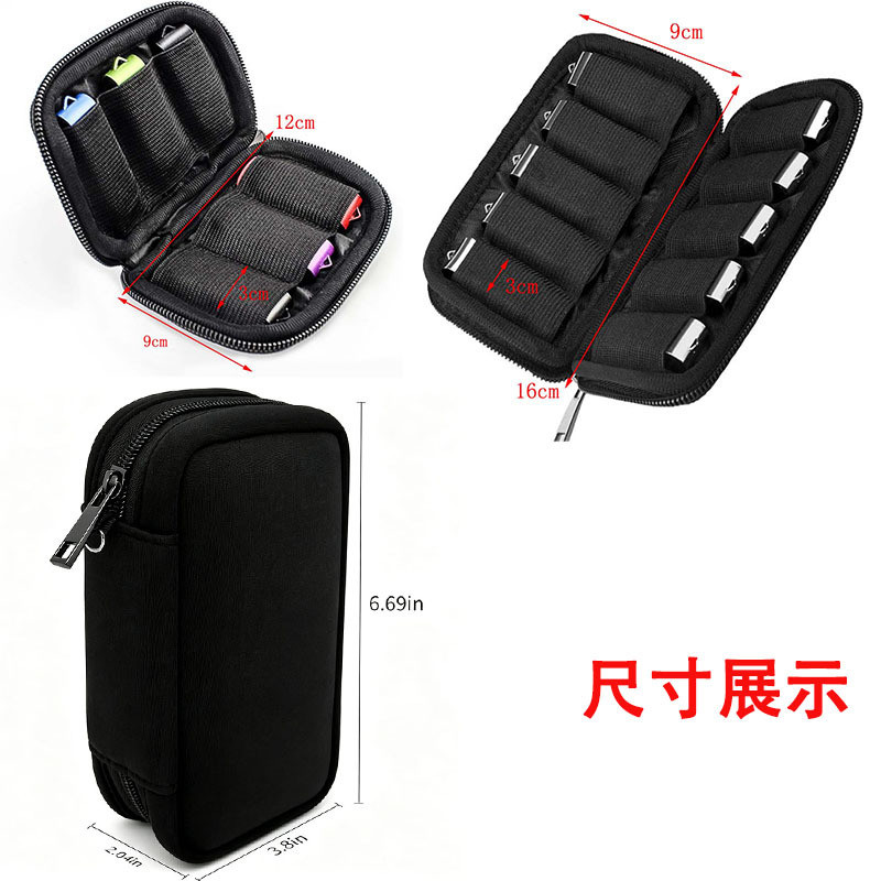 [ขายร้อน] U Disk Storage Bag 6 Card Slots 10 Card Slots 20 Card Slots U Disk U Disk U Disk Portable 