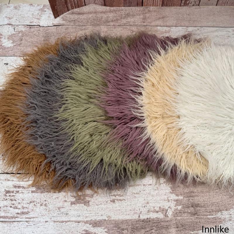 INN พรีเมี่ยมเสื่อการถ่ายภาพสําหรับทารกสําหรับภาพแรกเกิด 63 ซม. 24 8in เส้นผ่านศูนย์กลาง
