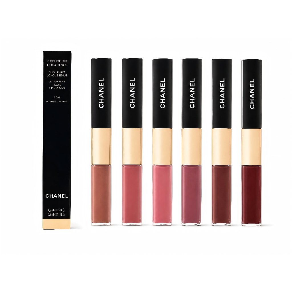 รับประกันของแท้🍸 Chanel Le rouge duo ultra tenue ลิปชาแนลดูโอ้ ลิปชาแนลรูชอาลัว chanel 154 69 174 18