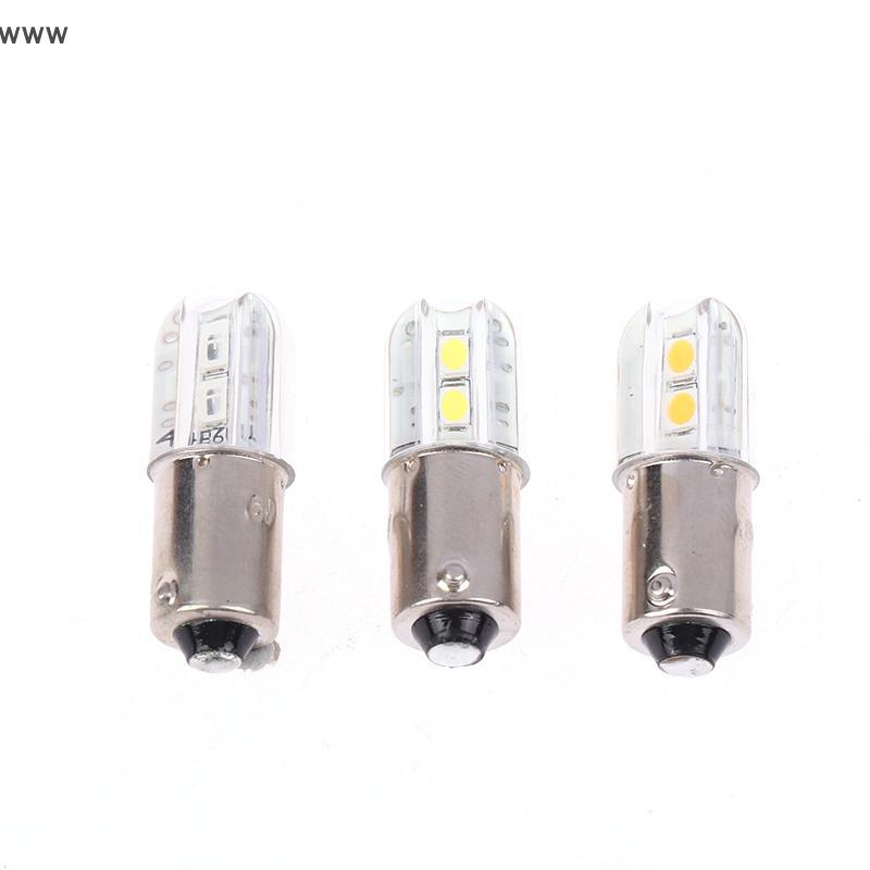 หลอดไฟ LED BA9S 6V อัพเกรดหลอดไฟอะไหล่4LED สำหรับไฟฉายไฟหน้ามอเตอร์จักรยานอุปกรณ์ให้แสงสว่างหลอดไฟ L