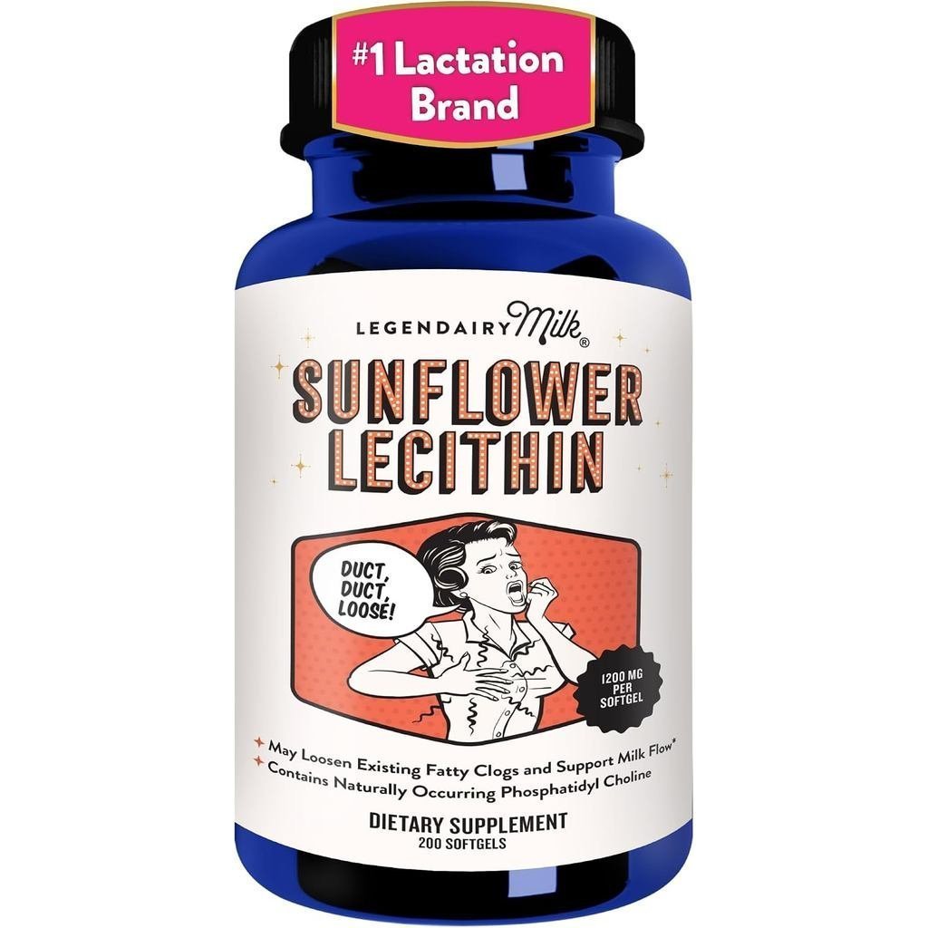 LegendairyMilk Sunflower Lecithin1200mg,Breastfeeding,อาหารเสริมเลซิตินดอกทานตะวัน,ใช้บล็อกท่อนม,Mad