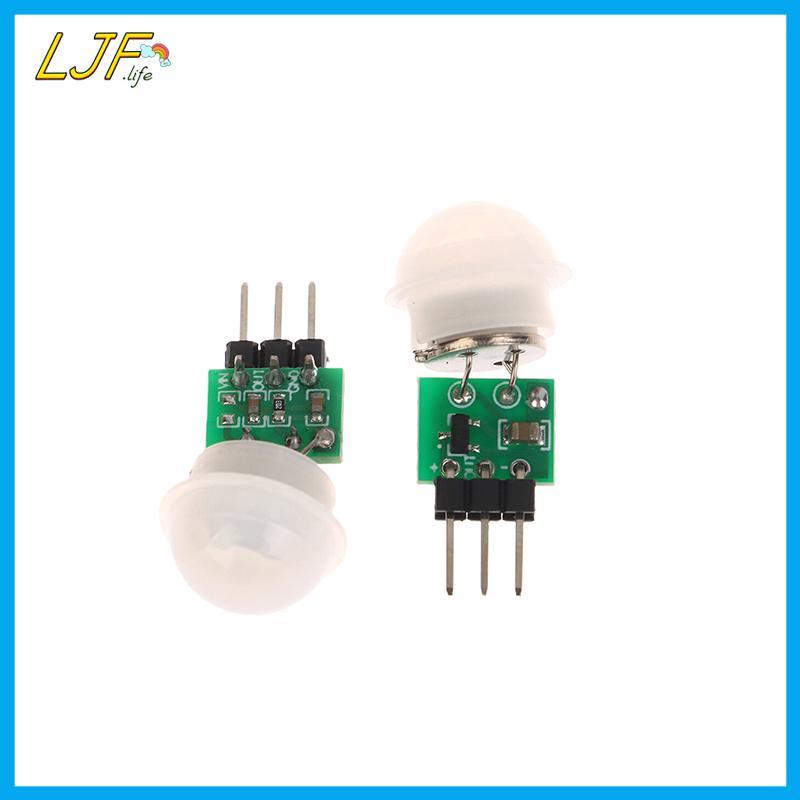 LJF 1 PC HC-SR312 Mini IR Pyroelectric อินฟราเรด PIR Motion Human Sensor เครื่องตรวจจับอัตโนมัติโมดู