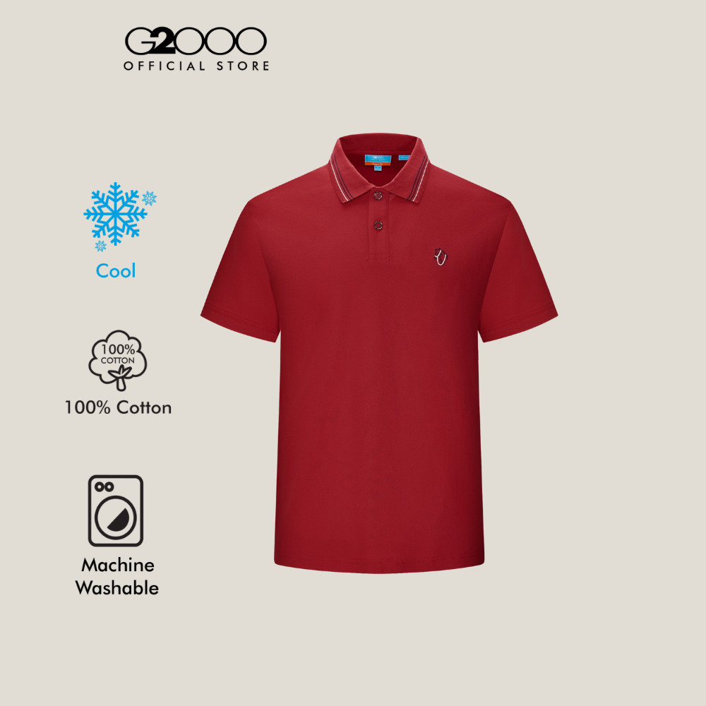 G2000 เสื้อโปโลสำหรับผู้ชาย Smart Fit รุ่น 5914003226 สีแดง