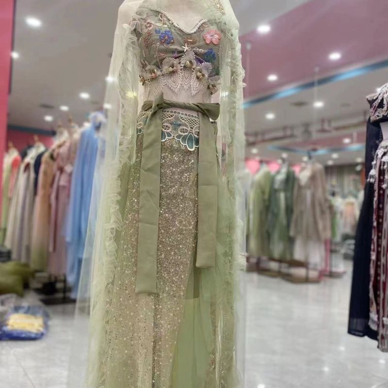 Loulan Princess Travel Photography Costume Exotic Cloak Hanfu รุ่นปรับปรุง Hanfu Flying Girl Uuu9.12