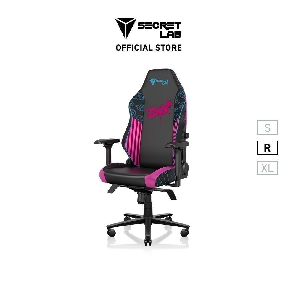 Secretlab TITAN Evo Ergonomic Chair—League of Legends Jinx Edition เก้าอี้เพื่อสุขภาพ ปรับสรีระ รองร