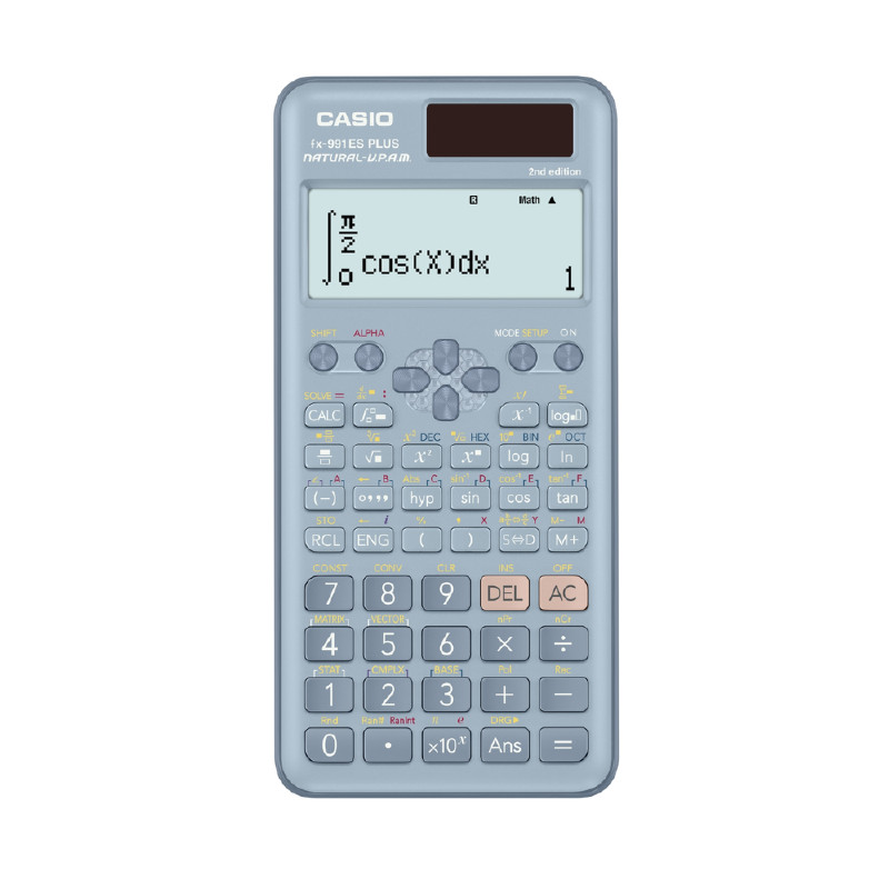 CASIO เครื่องคิดเลขวิทยาศาสตร์ รุ่น FX-991ESPLUS-2-BU สีฟ้า