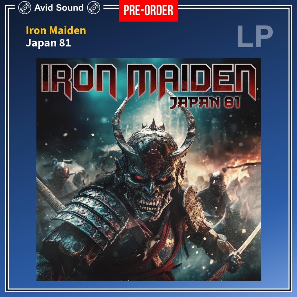 Pre-Order แผ่นเสียง Iron Maiden Japan 81 ใหม่ ซีล Iron Maiden Vinyl LP