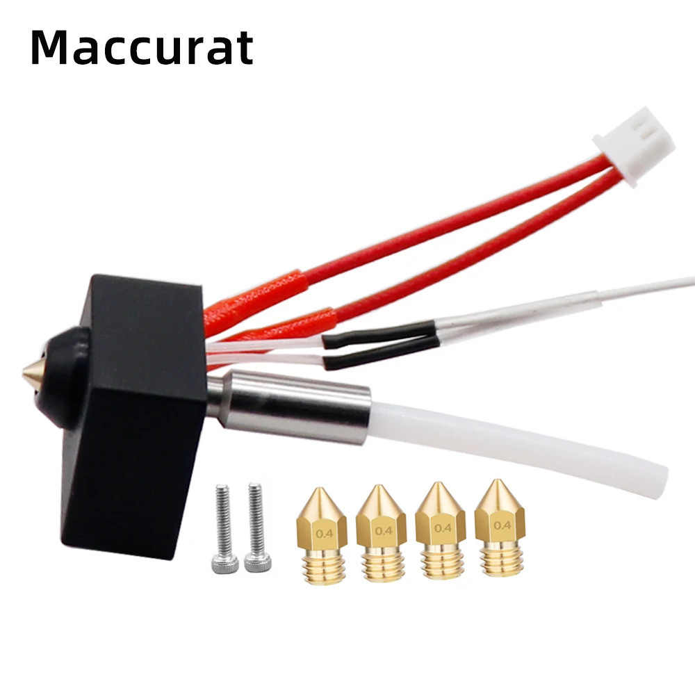 เหมาะสําหรับ Neptune 3D เครื่องพิมพ์อะไหล่ Neptune 3 Plus/Pro หัวพิมพ์หัวฉีด 0.4 มม.ชุด Hot End ชุดบ