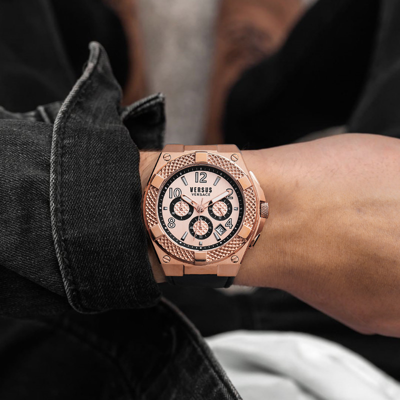VERSUS VERSACE VERSACE นาฬิกา VERSACE ผู้ชาย สไตล์ใหม่ แฟชั่น นาฬิกาผู้ชายอินเทรนด์
