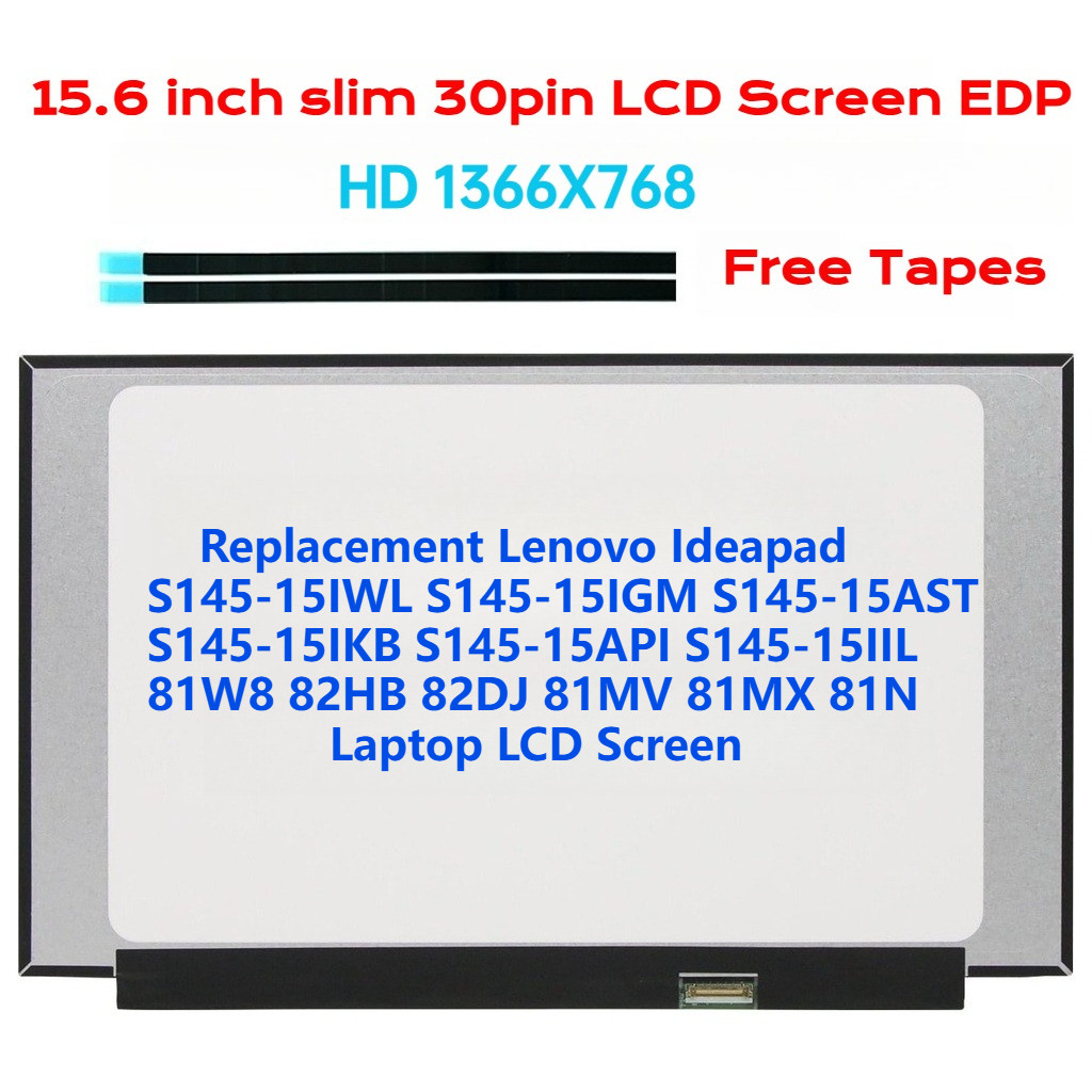 เปลี่ยน Lenovo Ideapad S145-15IWL S145-15IGM S145-15AST S145-15IKB S145-15API S145-15IIL 81W8 82HB 8