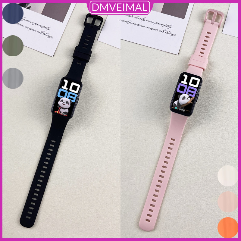 สายรัดยางซิลิโคน for Smartwatch Huawei Band 10 9 8 NFC สมาร์ทวอทช์ เปลี่ยนได้ สายรัดข้อมือซิลิโคน