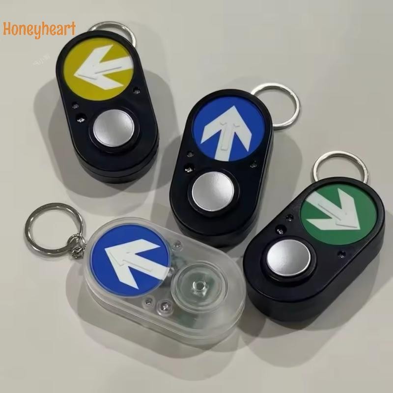 <Honeyheart> Australian Sidewalk Traffic Light Button Keychain Sound Accessory Handheld Press To Mak