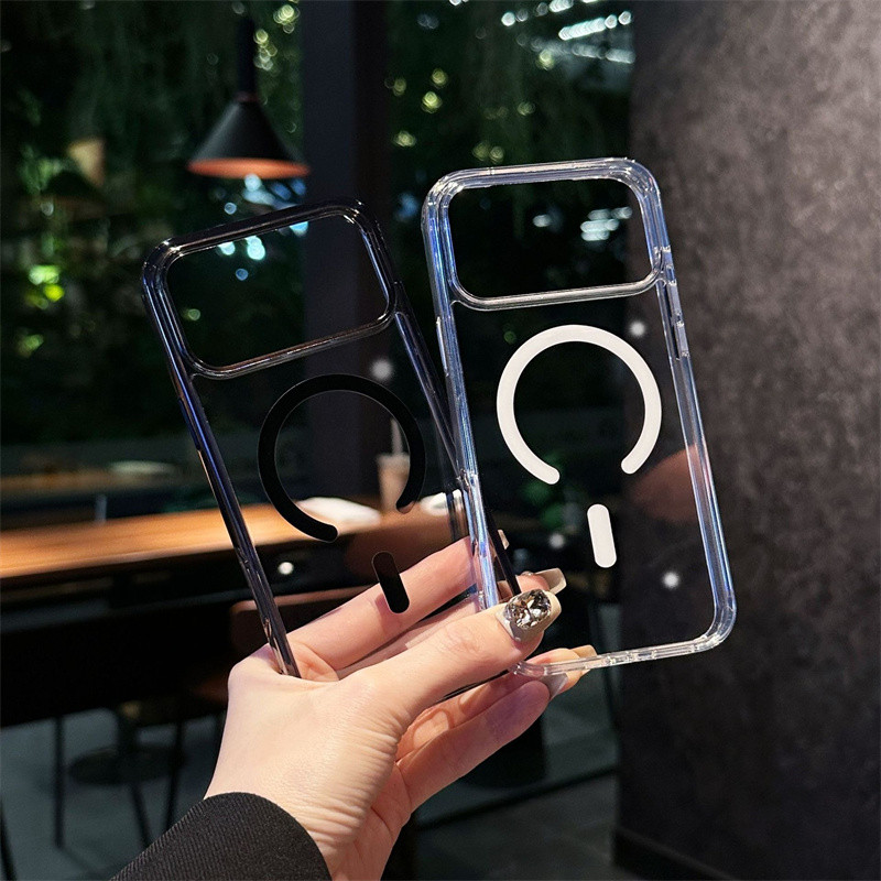 CASENEAL ล้อมรอบการ์ตูน Companion กระจก face โปร่งใสเคสโทรศัพท์สําหรับ iPhone 17 Pro Max 16 ProMax 15Pro 14 Plus 13 12 11 โทรศัพท์กันกระแทกขอบนุ่มฮาร์ดป้องกันกรณี