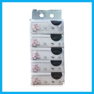 Gamsai Soft Tender Tissue 4 Layers [280 Sheets x 5pcs] กระดาษทิชชู่เช็ดหน้า แก้มใส รุ่น Soft Tender.