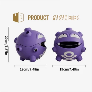 20CM ที่ใส่ยากันยุงโปเกม่อนน่ารัก แบบเรซิ่น ถาดใส่ยากันยุง แบบขด มีฝาเปิดปิดกันไฟ เครื่องประดับตั้งโต๊ะตกแต่ง