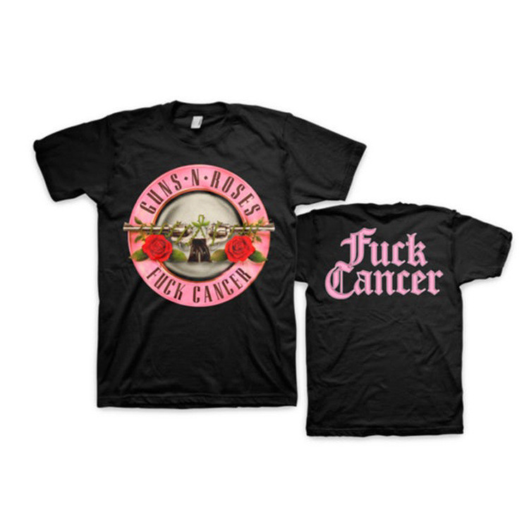 เสื้อยืดผู้ชาย Guns N Roses Rock Retro พิมพ์ American Street Guns N Roses เสื้อยืดแขนสั้น S-3XL