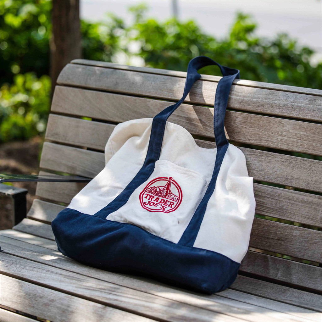 Authentic Trader Joes Tote Bag Canvas Shopping Bag