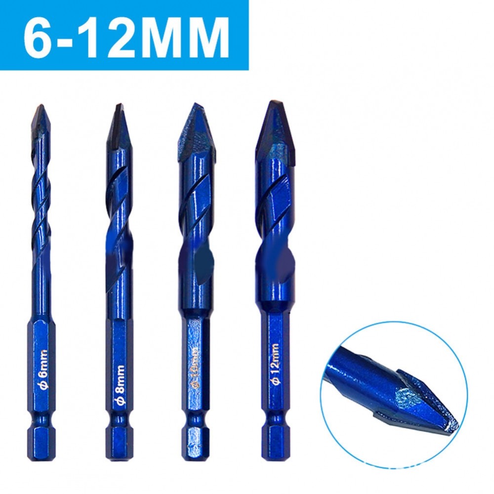 Precision and Versatility Carbide Drill Bits for Wall Glass Wood Metal Tiles 1pc