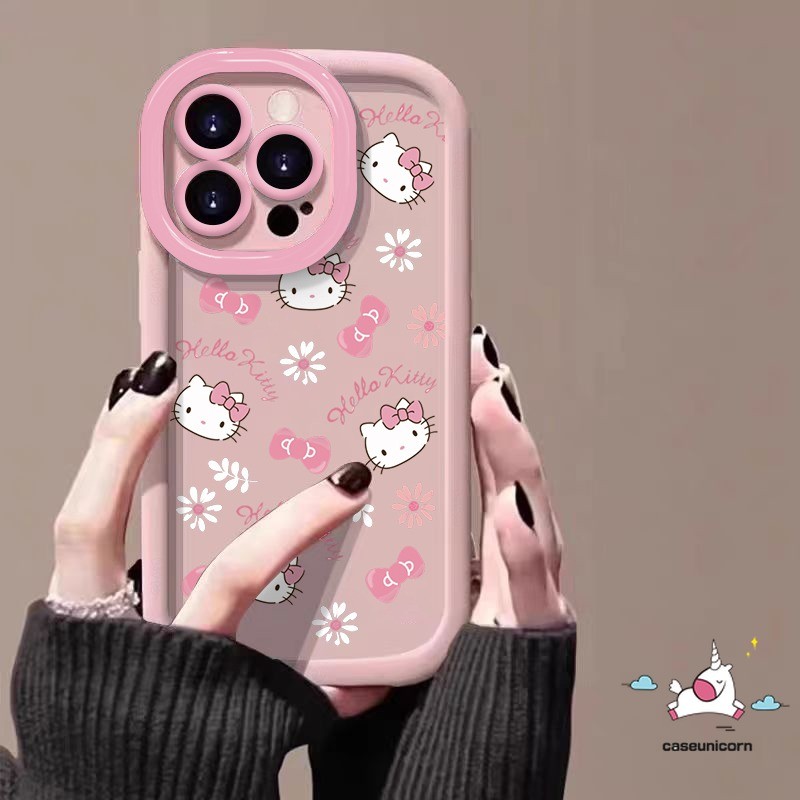 SAMSUNG สําหรับSamsung A06 A16 A56 A26 A36 A14 A05 A05S A13 A50 A11 A30s A54 A34 A04s A24 A04E A12 A34 A23 A10s A03 A31 A52 ภาพประกอบKittyการ์ตูนKitty A33 A32 Hello Kittyกรณี - รูปที่ 4