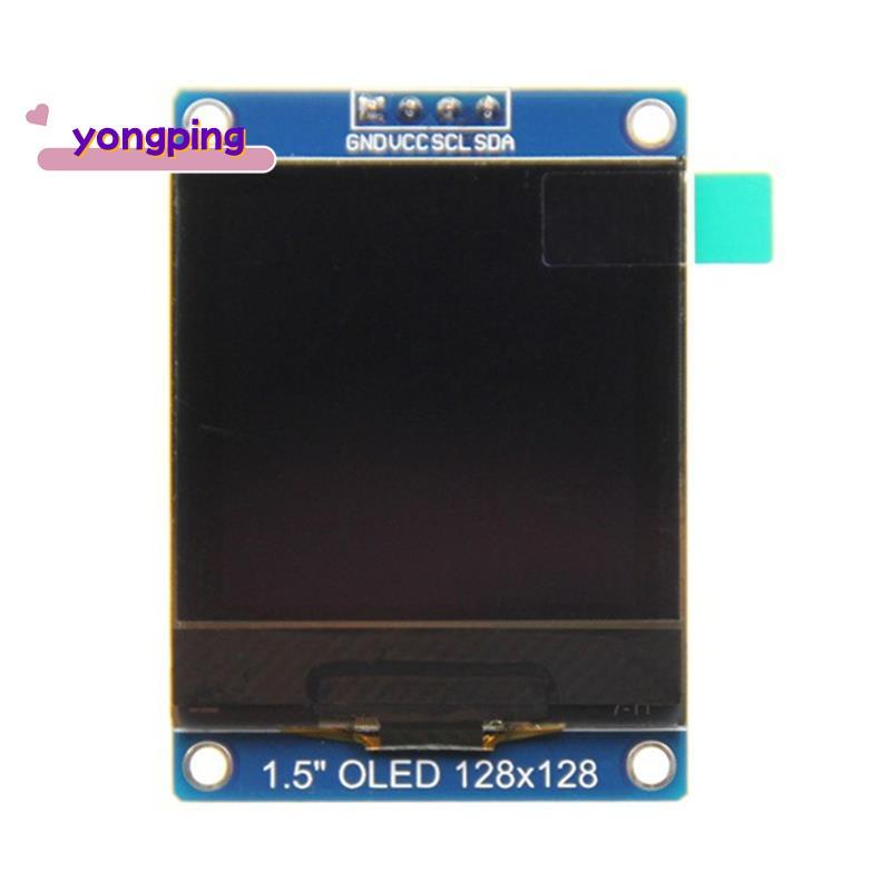 1.5" SH1107 โมดูลหน้าจอ OLED 128x128, อินเทอร์เฟซ, 4PIN สําหรับ 51 STM32 P22101 Electronics