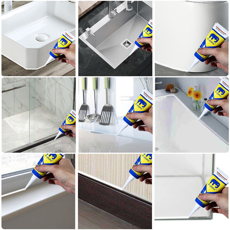 ยาแนวกระเบื้อง ยาแนวห้องน้ํา แก้ปัญหาราในครัว เทป และกาว - รูปที่ 5