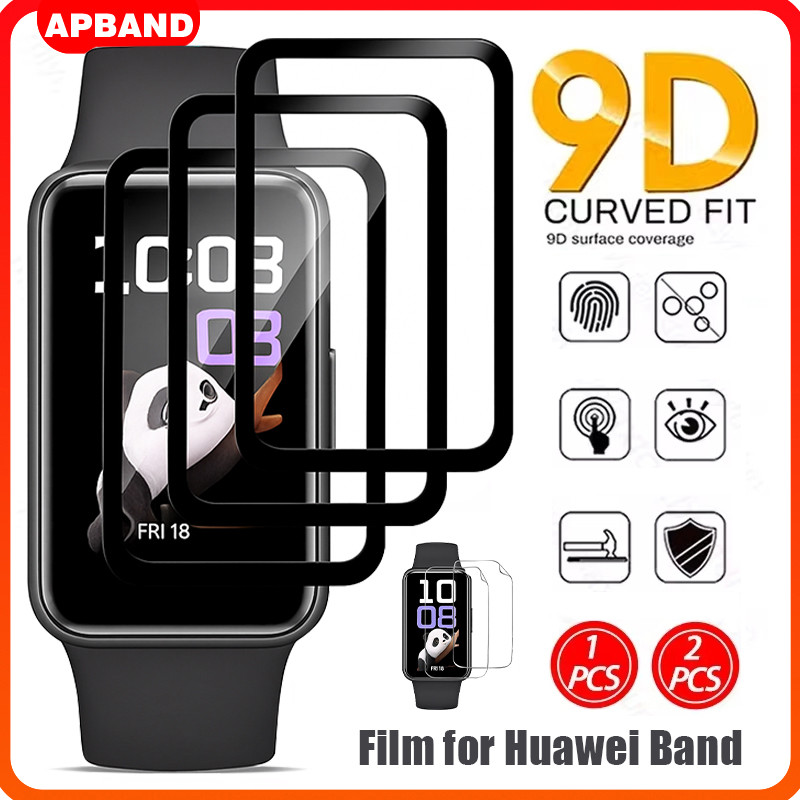 9D กระจกนิรภัย/ฟิล์มนุ่มสำหรับ Huawei Band 11 Pro / 11 /10 9 8 ป้องกันหน้าจอสำหรับ Smartwatch Huawei