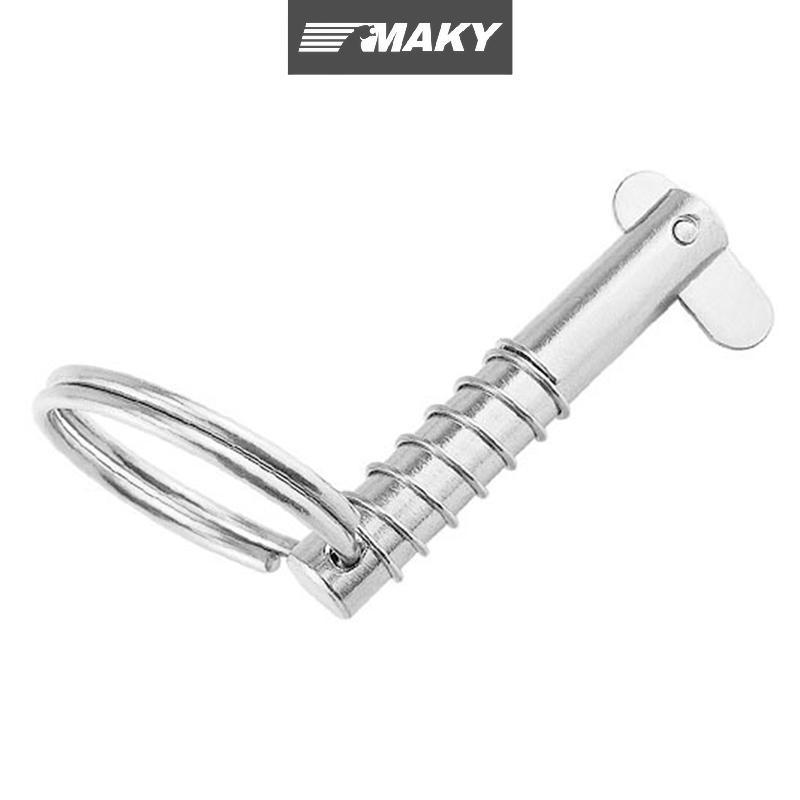 [MAKY] 8 มม.BSET MATEL Marine Grade 316 สแตนเลส Quick Release Pin สําหรับเรือ Bimini บานพับดาดฟ้า Ma