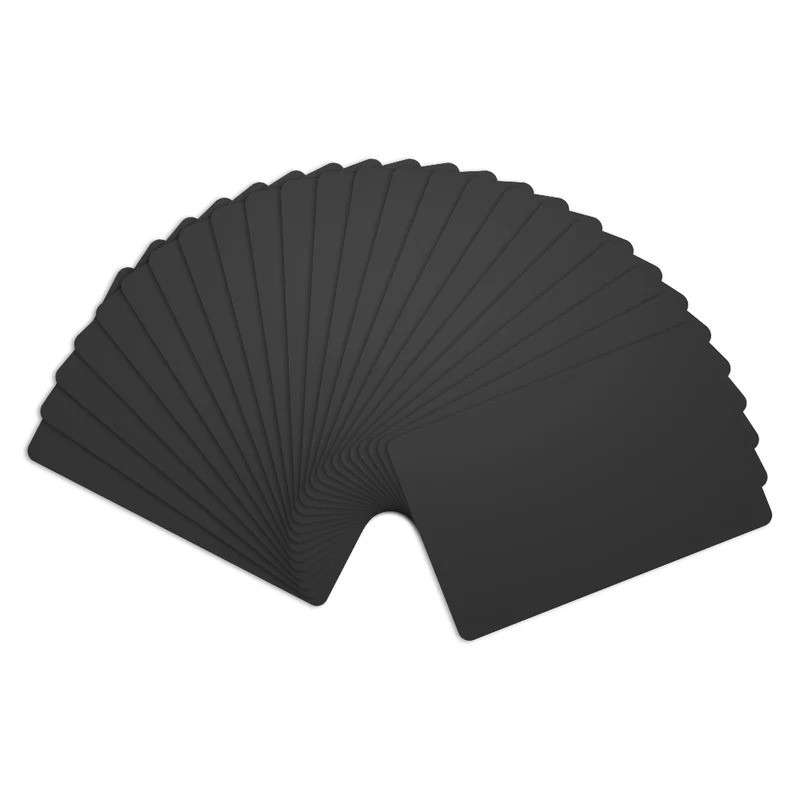10 ชิ้น NFC216 การ์ดสีดําเขียนได้ NFC NT-AG216 การ์ด PVC ว่างเปล่าสะดวกโปรแกรม NFC ชิปนามบัตร 888Byt
