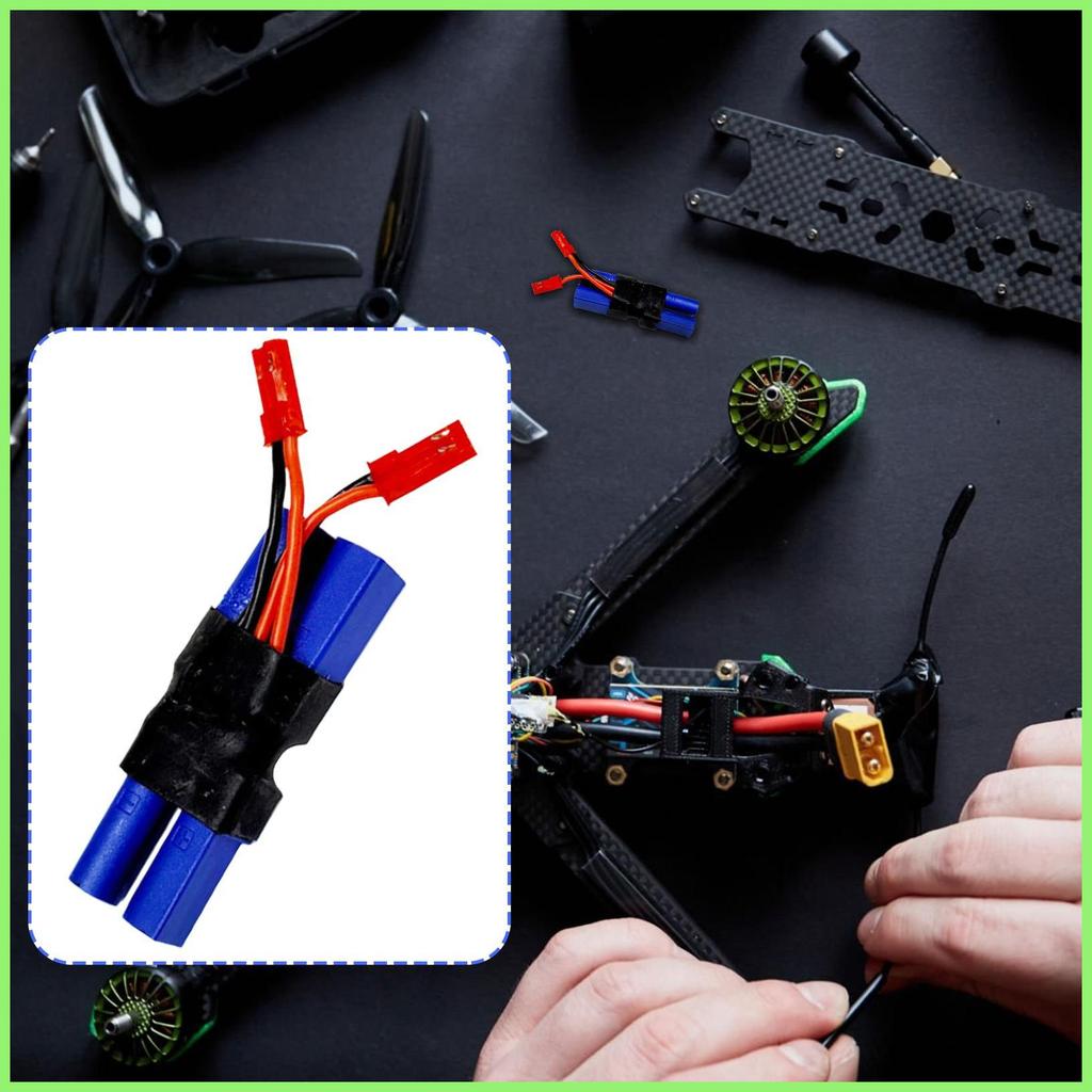 RC Charger EC5 Connector อะแดปเตอร์แบตเตอรี่ชายหญิงสําหรับรุ่นรีโมทคอนโทรลชาร์จแปลงเชื่อมต่อ tamph