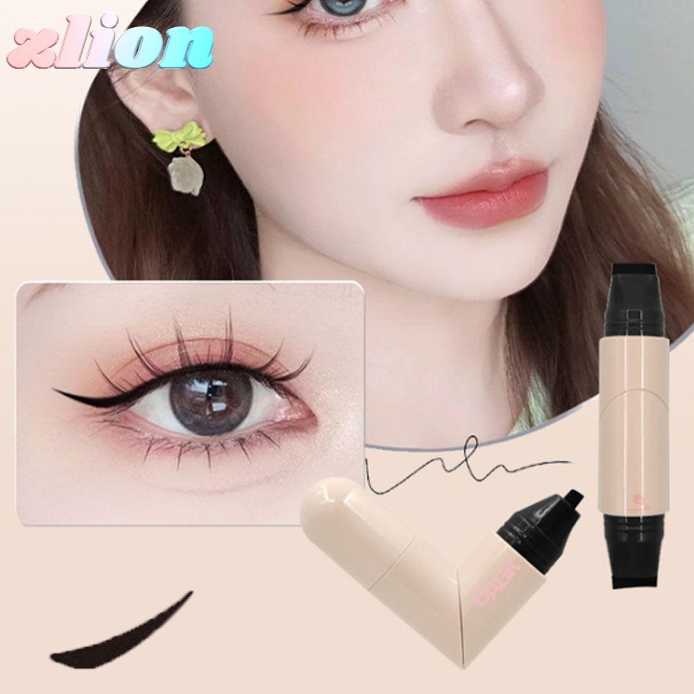 ZLION Eye Liner Stamp, Long Lasting Quick Dry Eyeliner Stamp, Waterproof Portable Rotatable Eyeliner