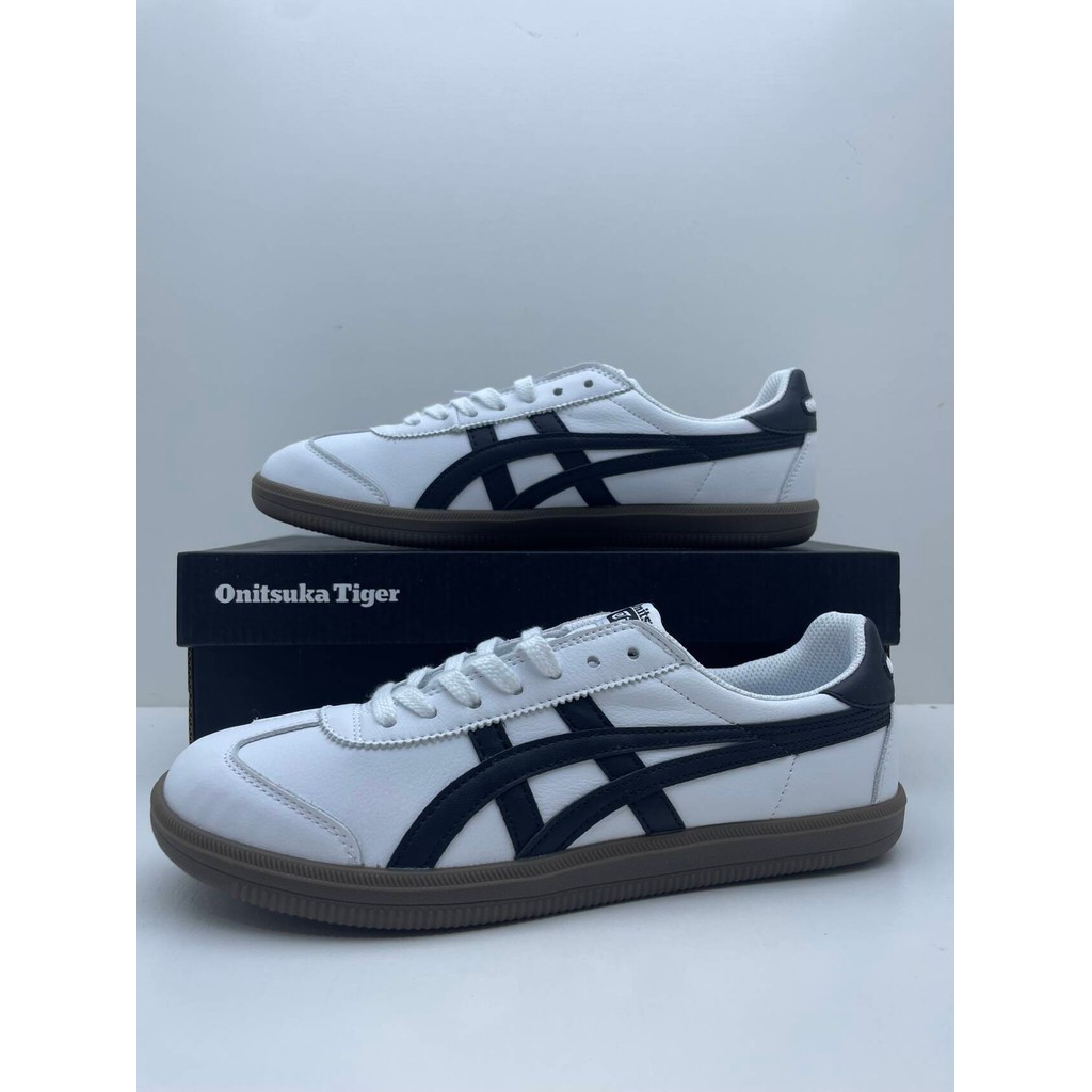 Onitsuka México TOKUTEN 66 รองเท้า Calfskin รองเท้ากีฬากลางแจ้งสําหรับบุรุษและสตรี low-top soft bott