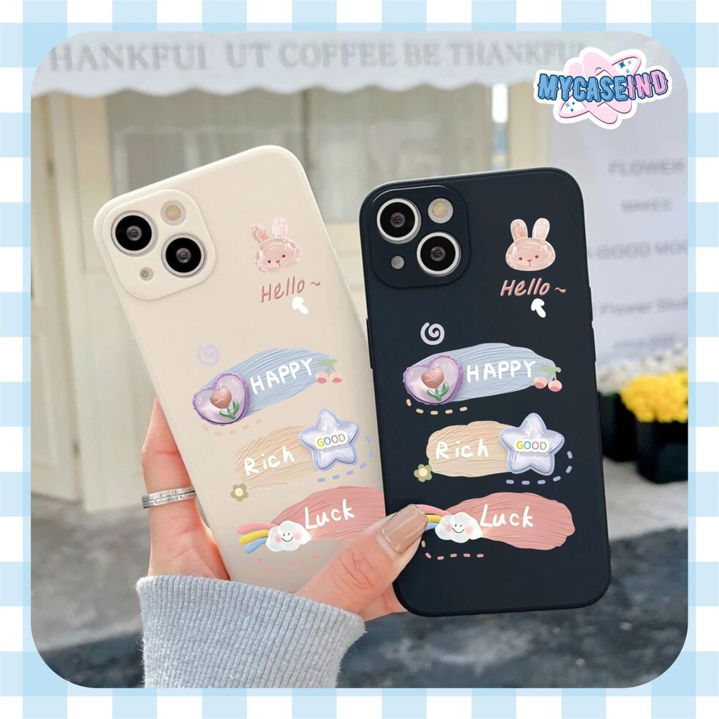PRINTING LENS PROTECTOR Hello Bunny case samsung a15 M14 a04 a03 a14 4g a04e a13 5g a04s m53 a33 5g 