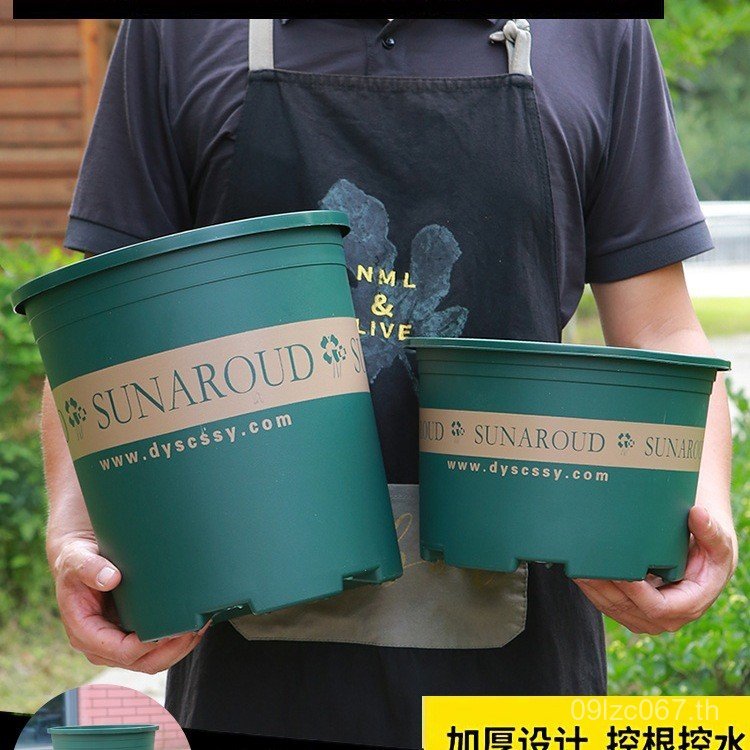 กระถางดอกไม้พลาสติกหนาระเบียงแกลลอนหม้อขายส่งห้องนั่งเล่น XT69