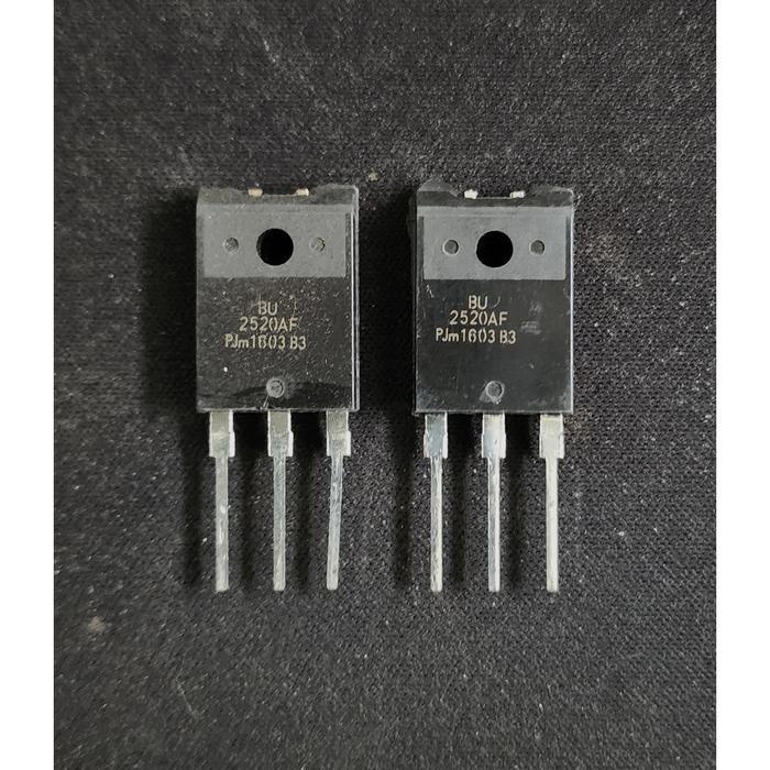 ทรานซิสเตอร์ BU2520AF BU 2520 AF Silicon NPN 1500V 45W 10A สําหรับแนวนอน 29 นิ้ว ...ELECTRON ELECTRO