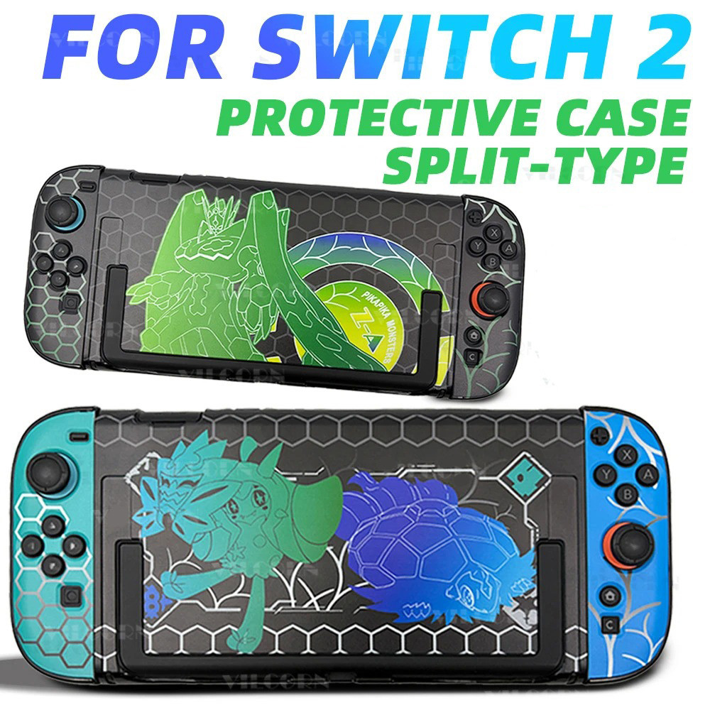 Pokemon Legends: ZA เคสป้องกันสําหรับ Nintendo Switch 2 Dockable Hard Shell สําหรับ NS2 Joycon กรณีป