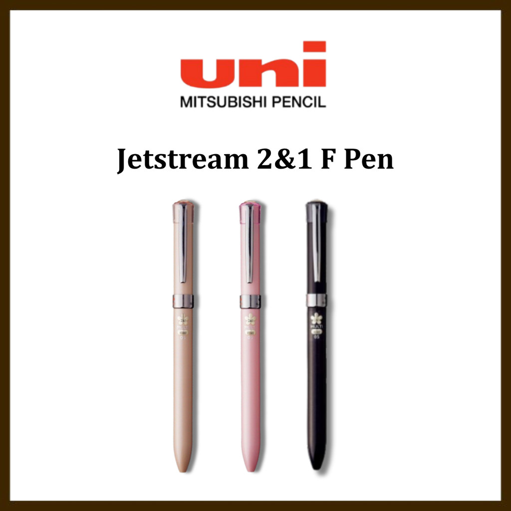Mitsubishi Pencil Multi-Function Jetstream F Series 2-in-1 0.5mm Pen - Easy to Write