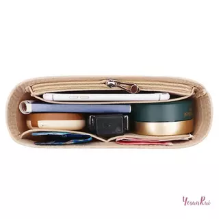 YosunRui] 1PC Felt ใส่กระเป๋า,แต่งหน้า, Liner เหมาะสําหรับกระเป๋าถือสตรีสําหรับและกระเป๋าเครื่องสําอางใหม่