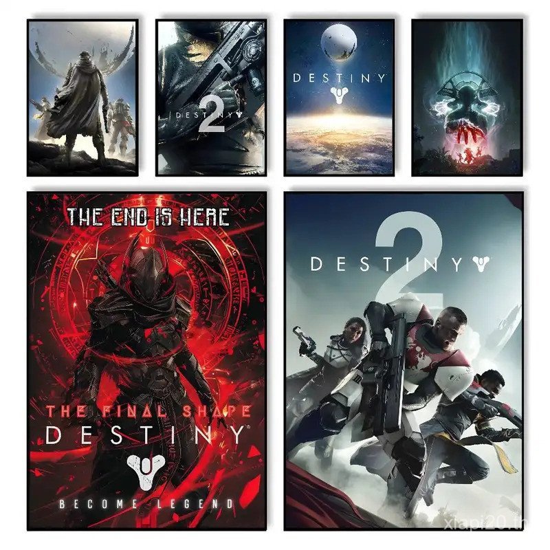 อะนิเมะ D-Destiny 2 โปสเตอร์ HD Art พิมพ์ห้องนอนบ้าน Bar Cafe Wall Decor,ไม่มีกรอบผ้าใบภาพวาดของขวัญ