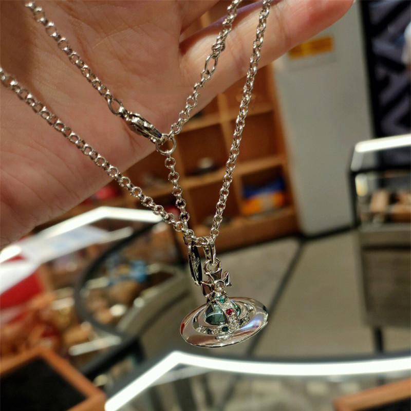 สร้อยคอลายคลาวิกัล Vivienne Westwood Orb สร้อยคอลวดลายเฉพาะจาก.brand