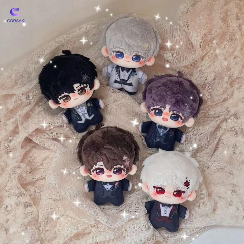 CORSAKI Caleb Sylus Plush Doll, Wedding Series Zayne Love and Deepspace Doll, น่ารัก Xavier 10 ซม. ต