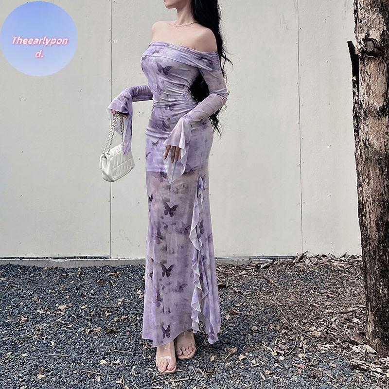 ชุดผีเสืьอตาข่ายแขนยาว เซ็กซี่ สำหรับผู้หญิง