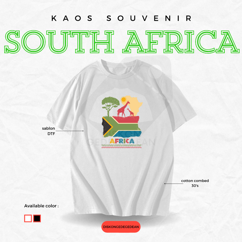South Africa ของที่ระลึก Tshirt ของที่ระลึก Cape Town Africa South ผู้ใหญ่ เด็ก หลายภาพ Variants ประ