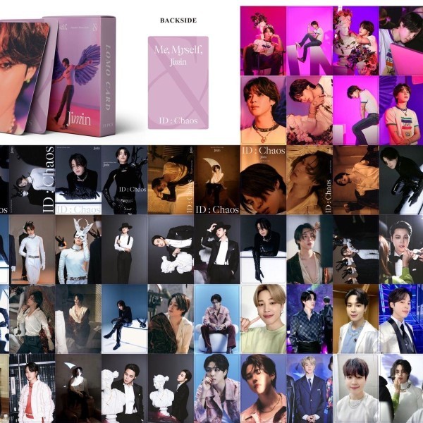 Bts bts bts Park JIMIN Photocard สินค้าโฮมเมด JIMIN รูปถ่ายเดียว ID วันเกิด Photocard 54 ชิ้น