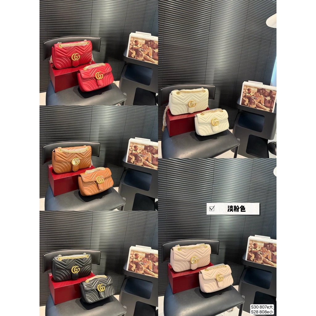 กระเป๋าGUCCI สำหรับผู้หญิงและผู้ชาย: กระเป๋าสะพายข้าง, ถือ, และเป้