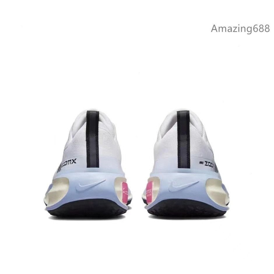 901K ZOOMX INVINCIBLE RUN FK 3 รองเท้าวิ่งผู้ชาย Cushioning Jogging รองเท้าสีขาวสีฟ้า DR2615-1