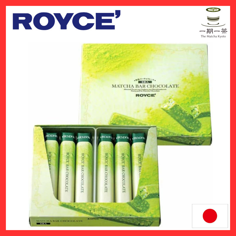 [Direct from Japan] ROYCE Matcha Bar Chocolate [6 pieces]